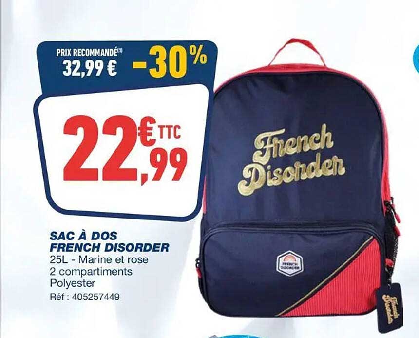 SAC À DOS FRENCH DISORDER