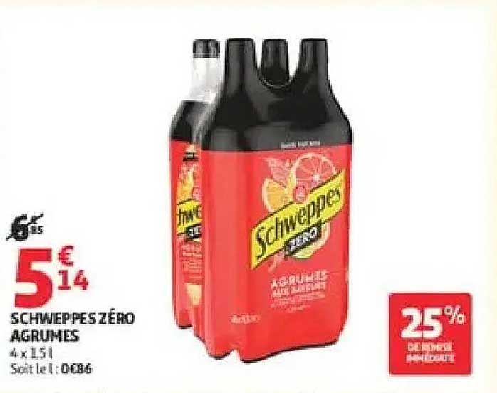 SCHWEPPES ZÉRO AGRUMES
