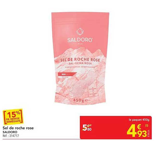 Sel de roche rose SALDORO