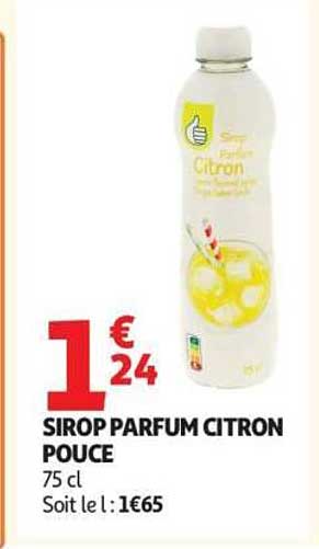 SIROP PARFUM CITRON POUCE