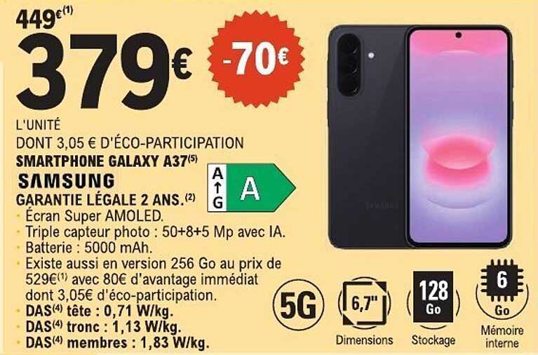 SMARTPHONE GALAXY A37 SAMSUNG