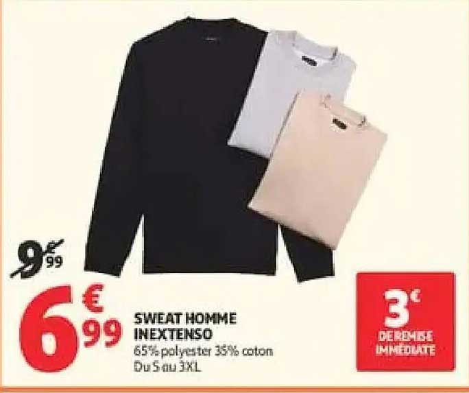SWEAT HOMME INEXTENSO