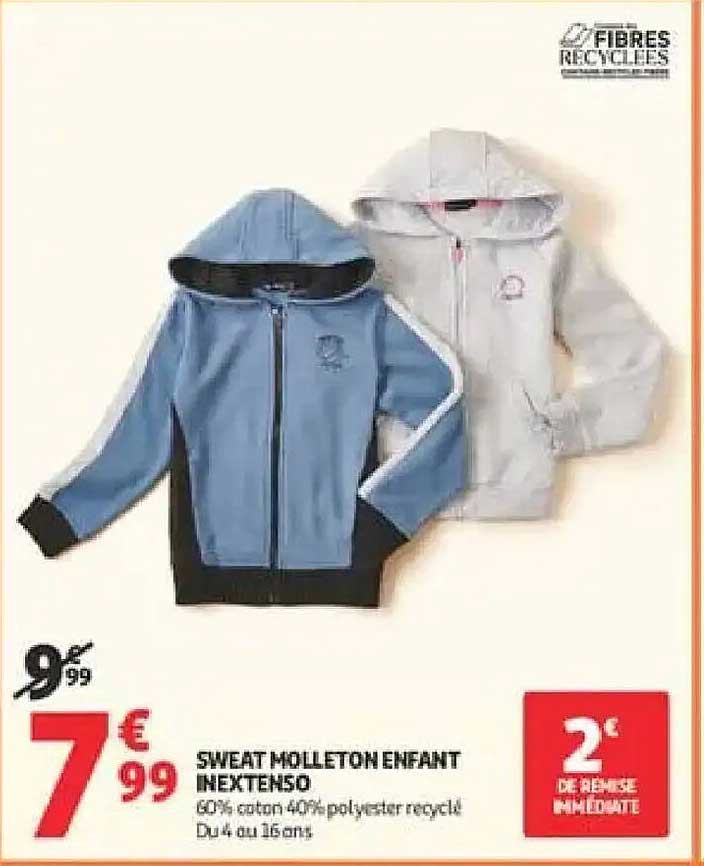 SWEAT MOLLETON ENFANT INEXTENSO