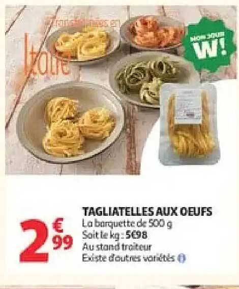 TAGLIATELLES AUX OEUFS