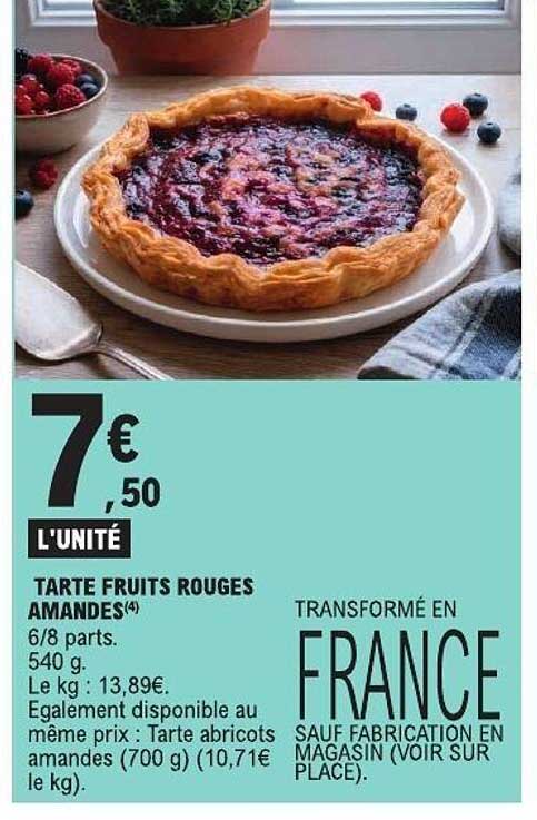 TARTE FRUITS ROUGES AMANDES(4)