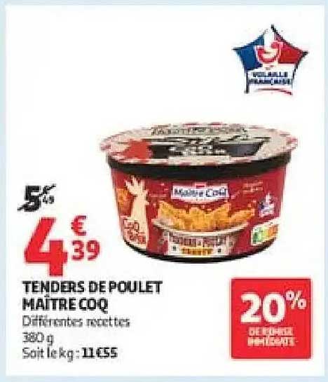 TENDERS DE POULET MAÎTRE COQ