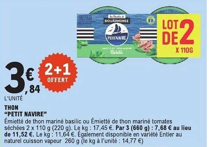 THON “PETIT NAVIRE”