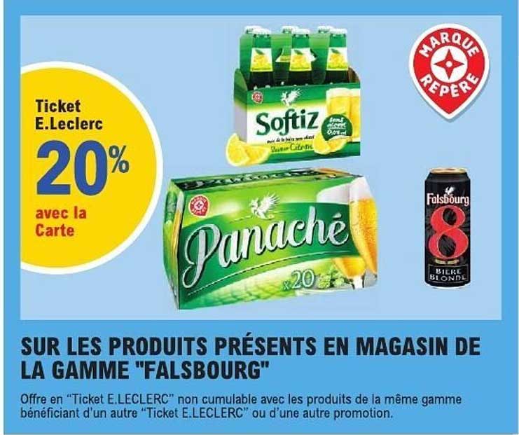 Ticket E.Leclerc 20% avec la Carte