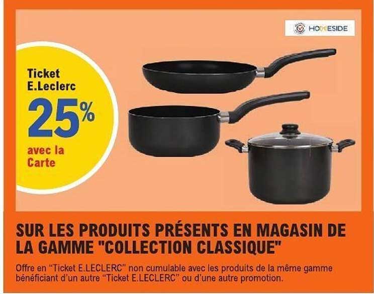 Ticket E.Leclerc 25% avec la Carte