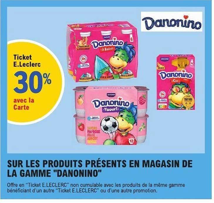 Ticket E.Leclerc 30% avec la Carte