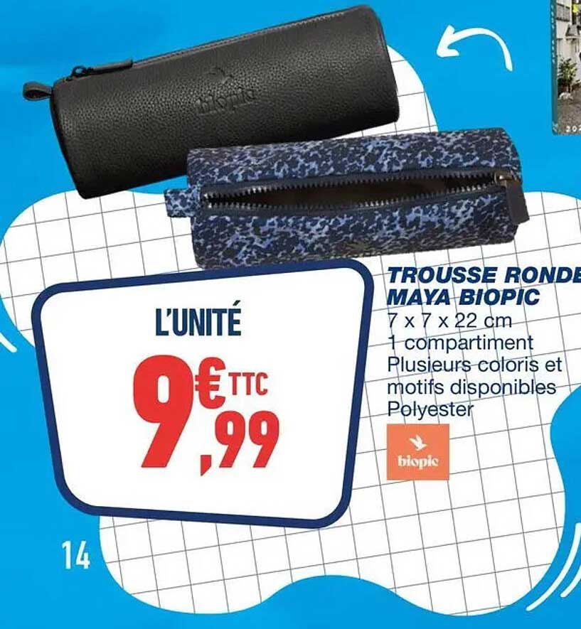 TROUSSE RONDE MAYA BIOPIC