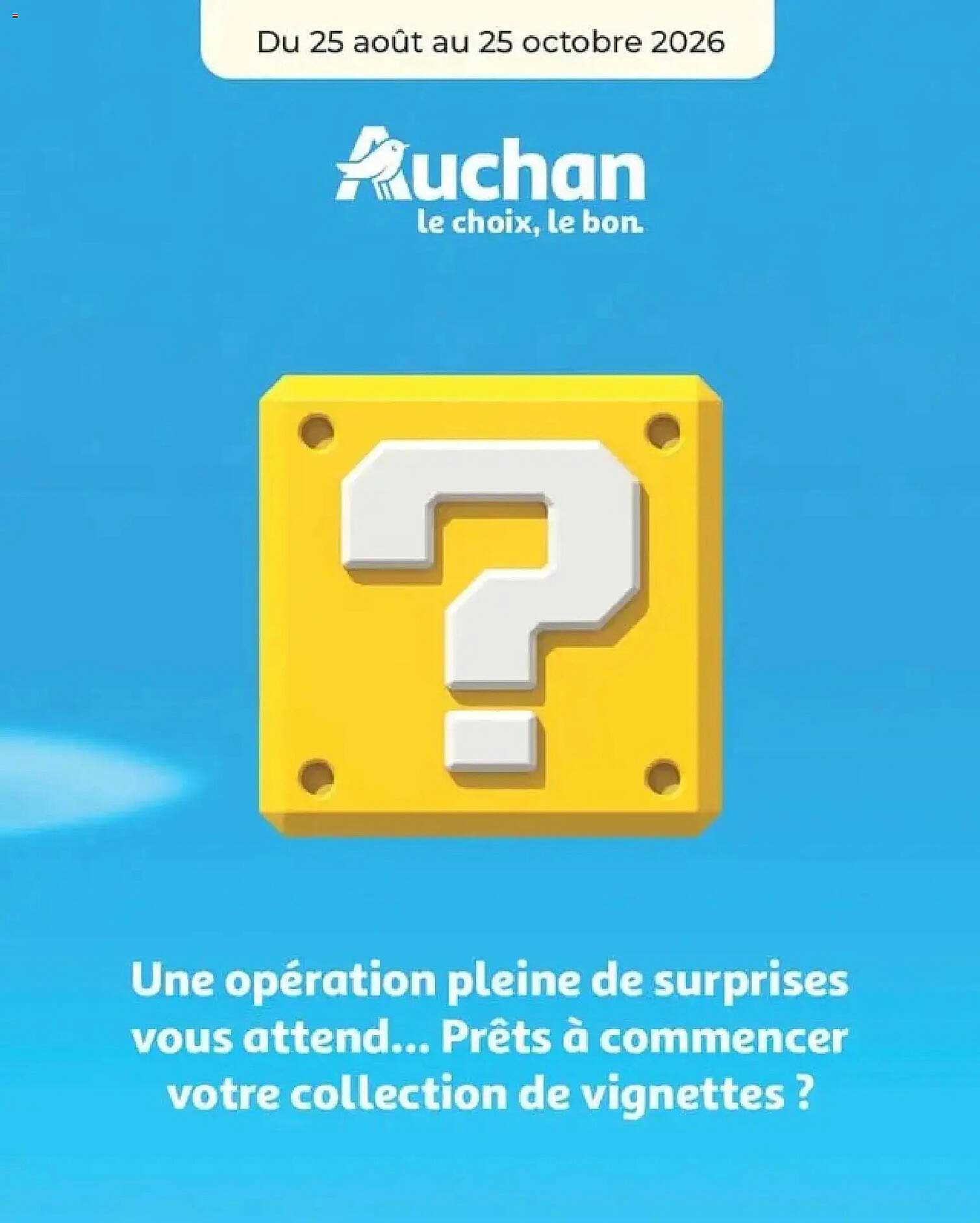 Une opération pleine de surprises vous attend... Prêts à commencer votre collection de vignettes ?