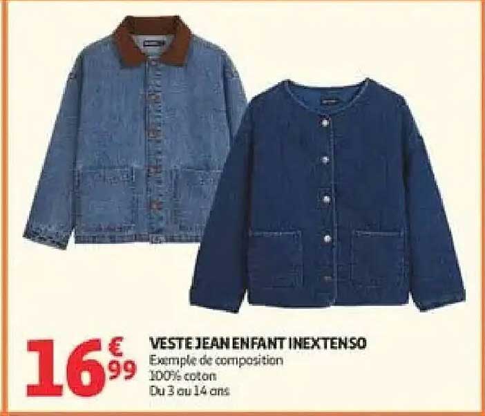 VESTE JEAN ENFANT IN EXTENSO