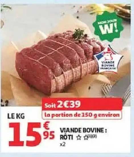 VIANDE BOVINE : RÔTI