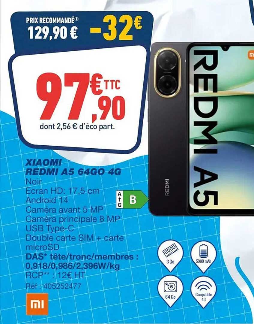XIAOMI REDMI A5 64GO 4G