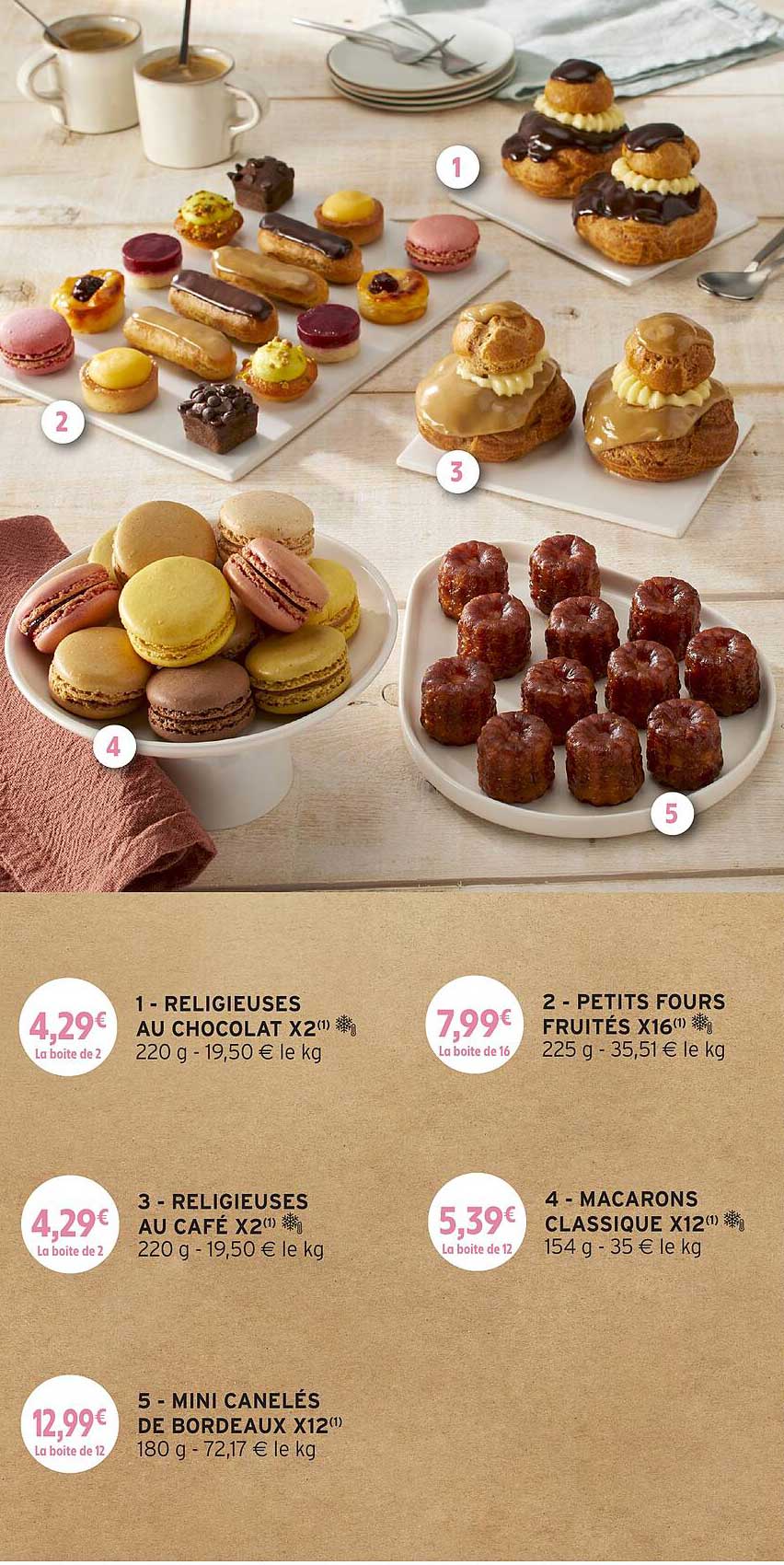 1 - RELIGIEUSES AU CHOCOLAT X2