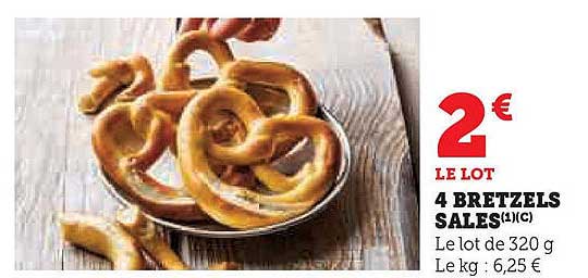 4 BRETZELS SALES