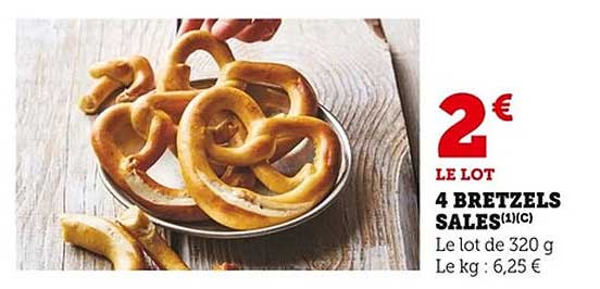 4 BRETZELS SALES
