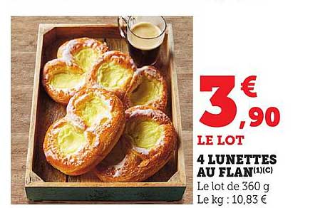 4 LUNETTES AU FLAN