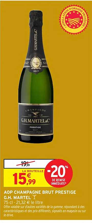 AOP CHAMPAGNE BRUT PRESTIGE G.H. MARTEL
