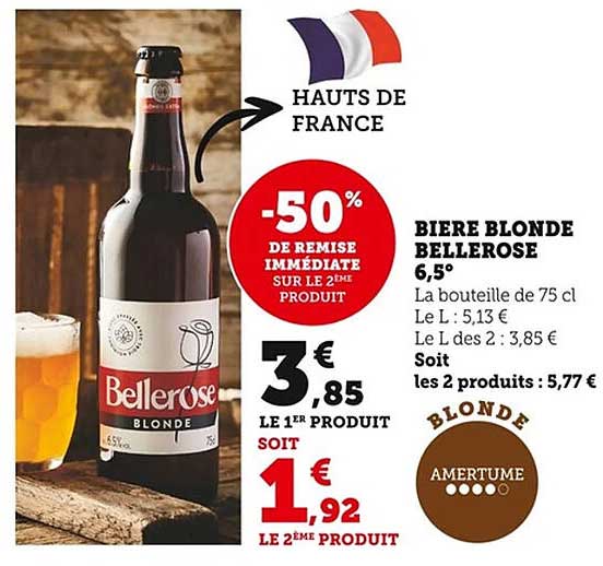 BIERE BLONDE BELLEROSE 6,5°