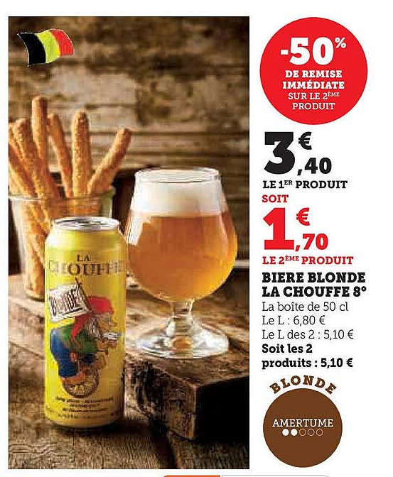 BIERE BLONDE LA CHOUFFE 8°