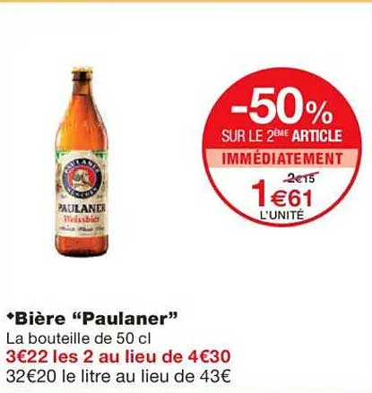 Bière "Paulaner"