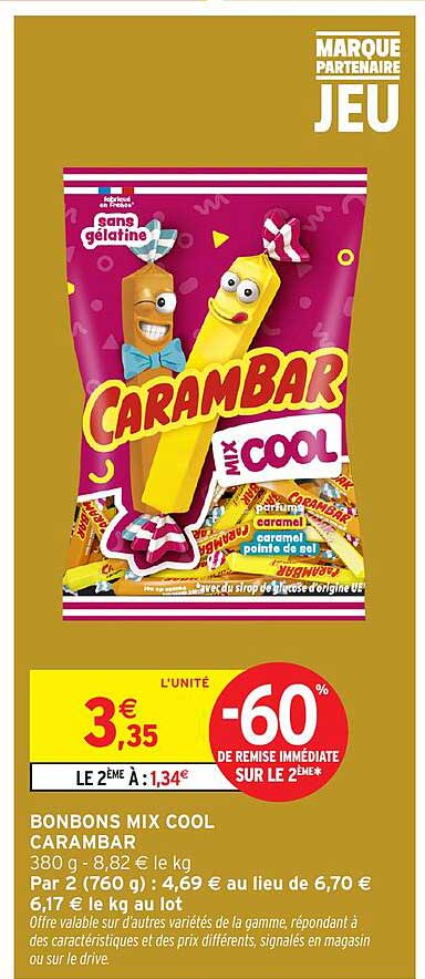 BONBONS MIX COOL CARAMBAR
