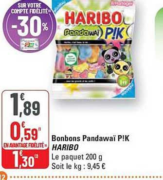 Bonbons Pandawaï P!K HARIBO