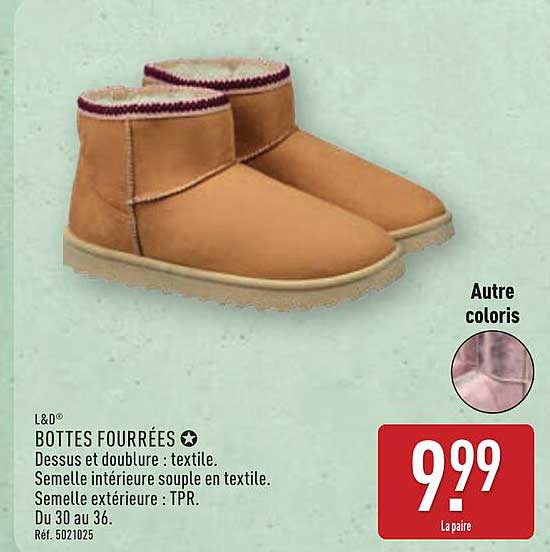 BOTTES FOURRÉES