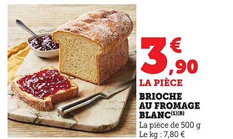 Brioche au fromage blanc