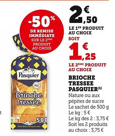 Brioche tressée Pasquier