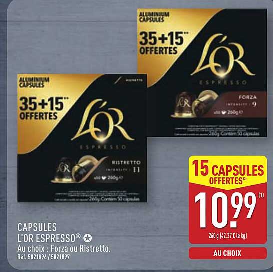 CAPSULES L'OR ESPRESSO®