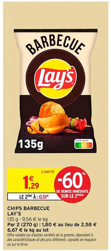 CHIPS BARBECUE LAY'S