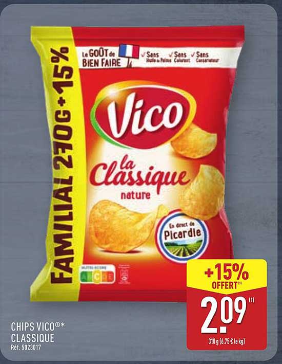CHIPS VICO® CLASSIQUE
