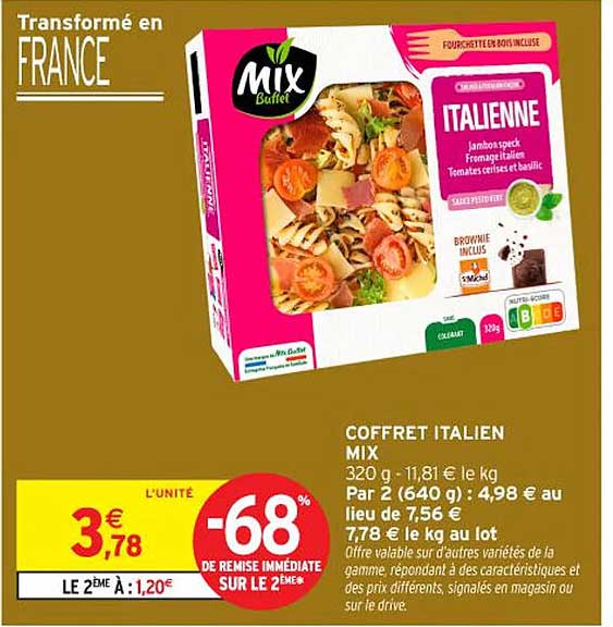 COFFRET ITALIEN