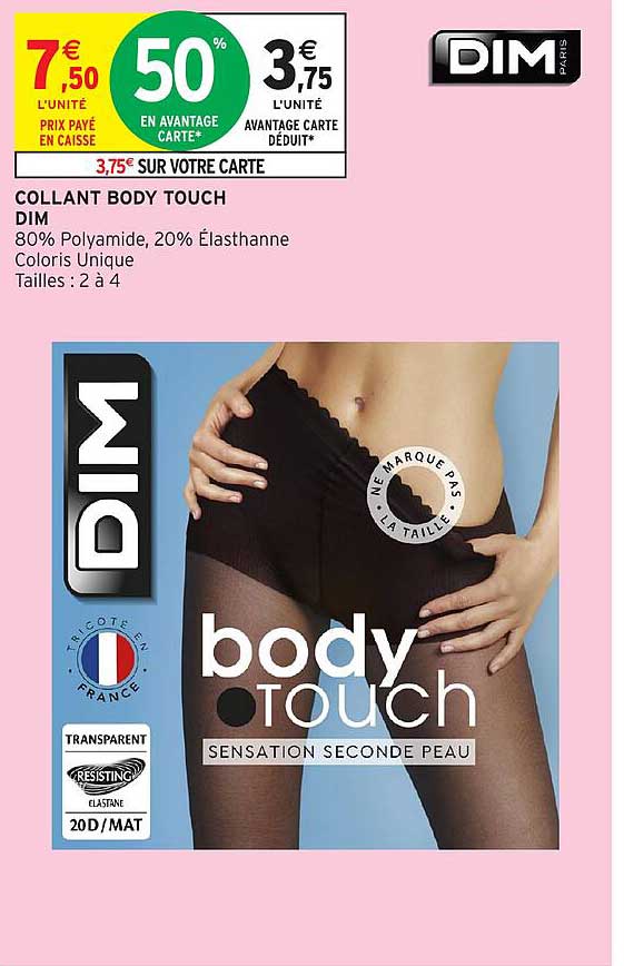 COLLANT BODY TOUCH DIM