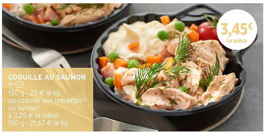 Coquille au saumon