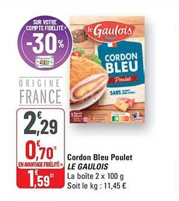Cordon Bleu Poulet LE GAULOIS