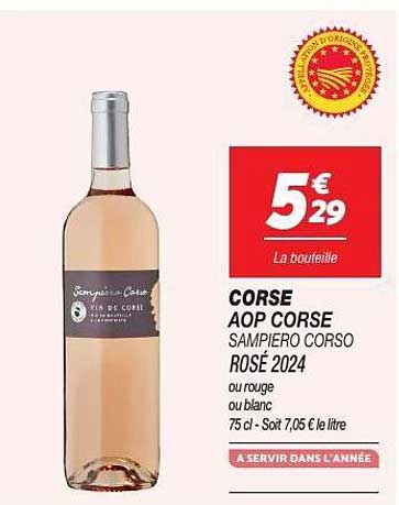 CORSE AOP CORSE SAMPIERO CORSO ROSÉ 2024