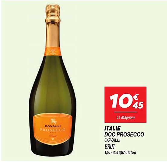 COVALLI PROSECCO BRUT - Le Magnum