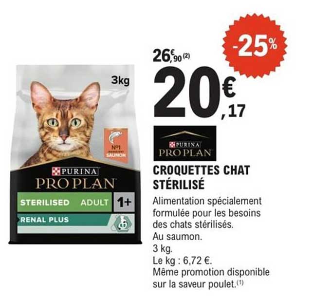 CROQUETTES CHAT STÉRILISÉ