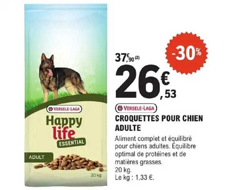CROQUETTES POUR CHIEN ADULTE