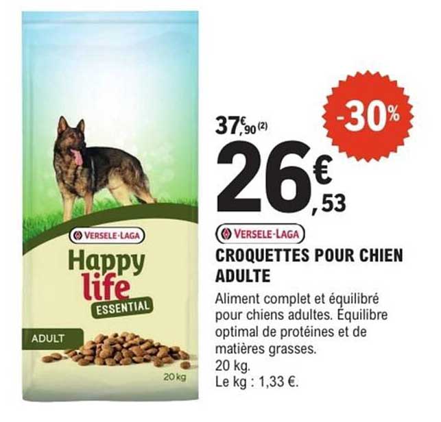 CROQUETTES POUR CHIEN ADULTE