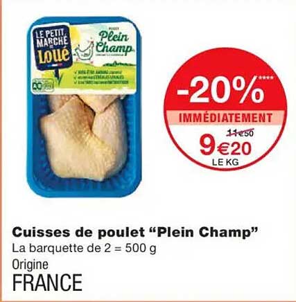 Cuisses de poulet "Plein Champ"