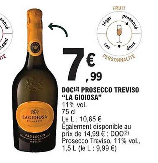 DOC(2) PROSECCO TREVISO "LA GIOIOSA"