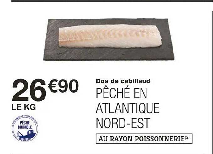 Dos de cabillaud