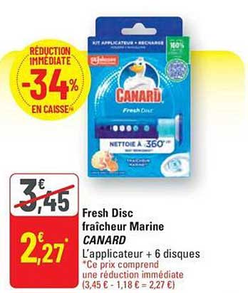 Fresh Disc fraîcheur Marine CANARD