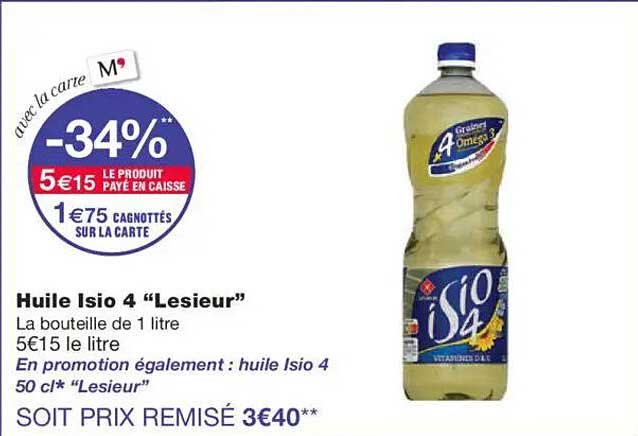 Huile Isio 4 "Lesieur"