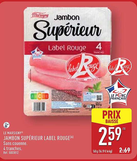 JAMBON SUPÉRIEUR LABEL ROUGE